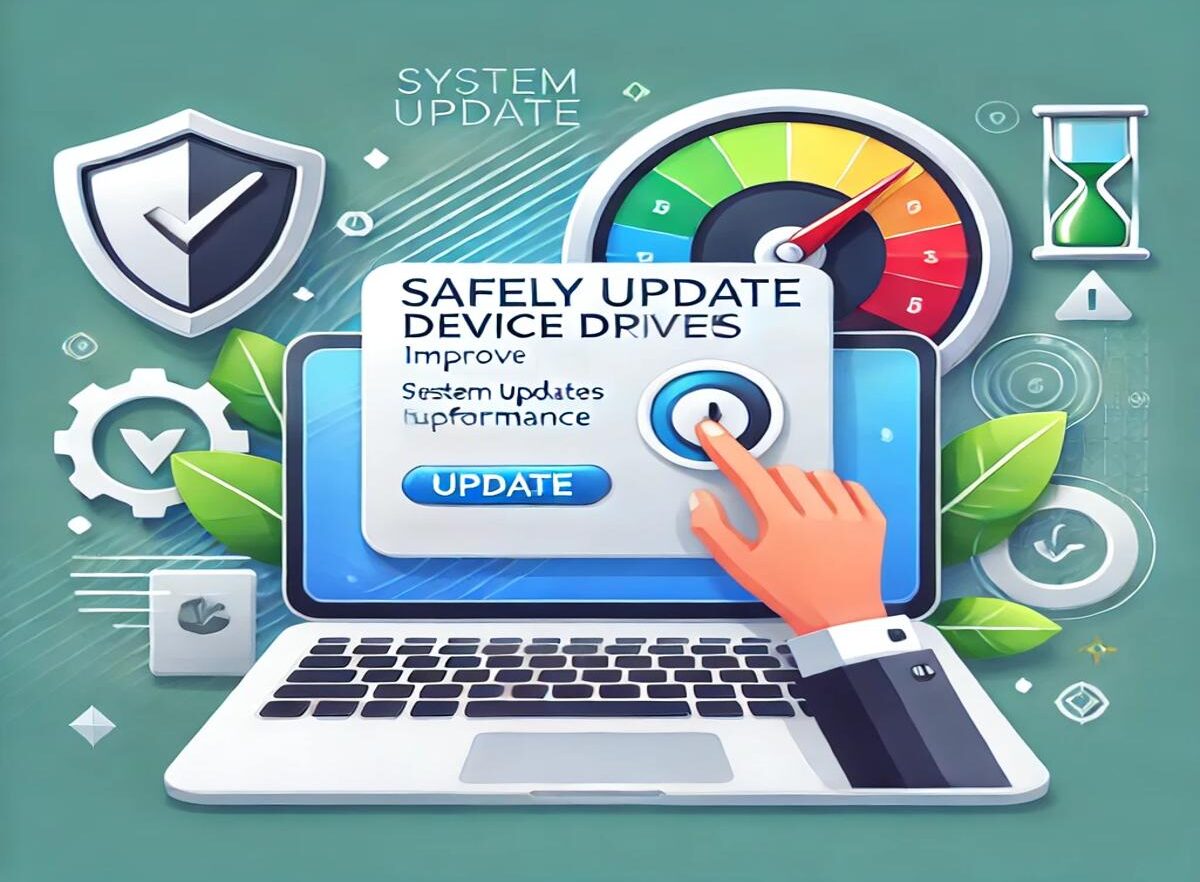 Safely update device drivers for improved performance and stability